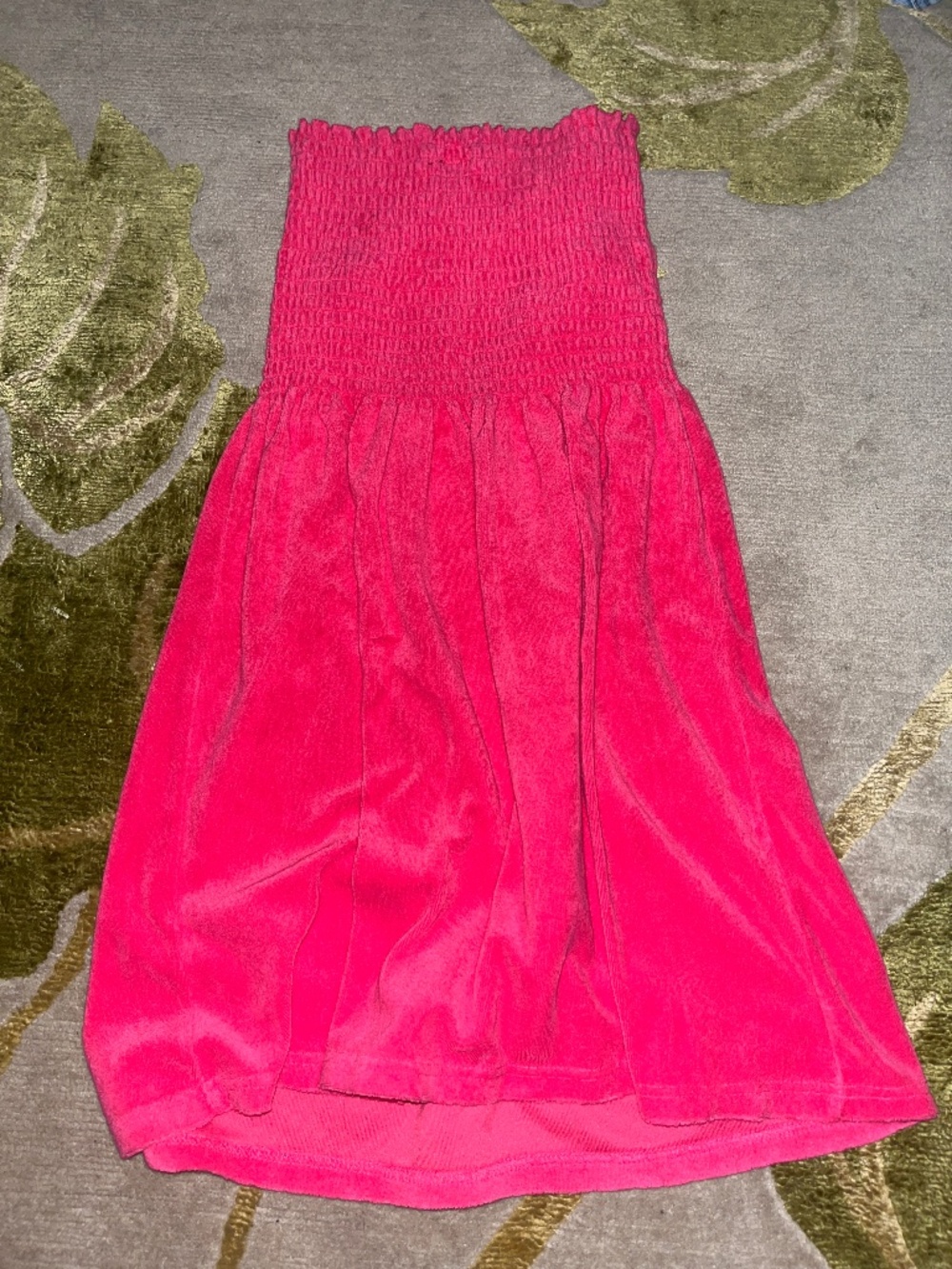 Women’s Pink Gathered Mini Dress
